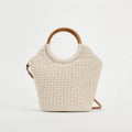 Crossbody Large Capacity Cotton Thread Woven Bag Tote Straw Bag Vacation Beach Bag Women Bag Bella Mia