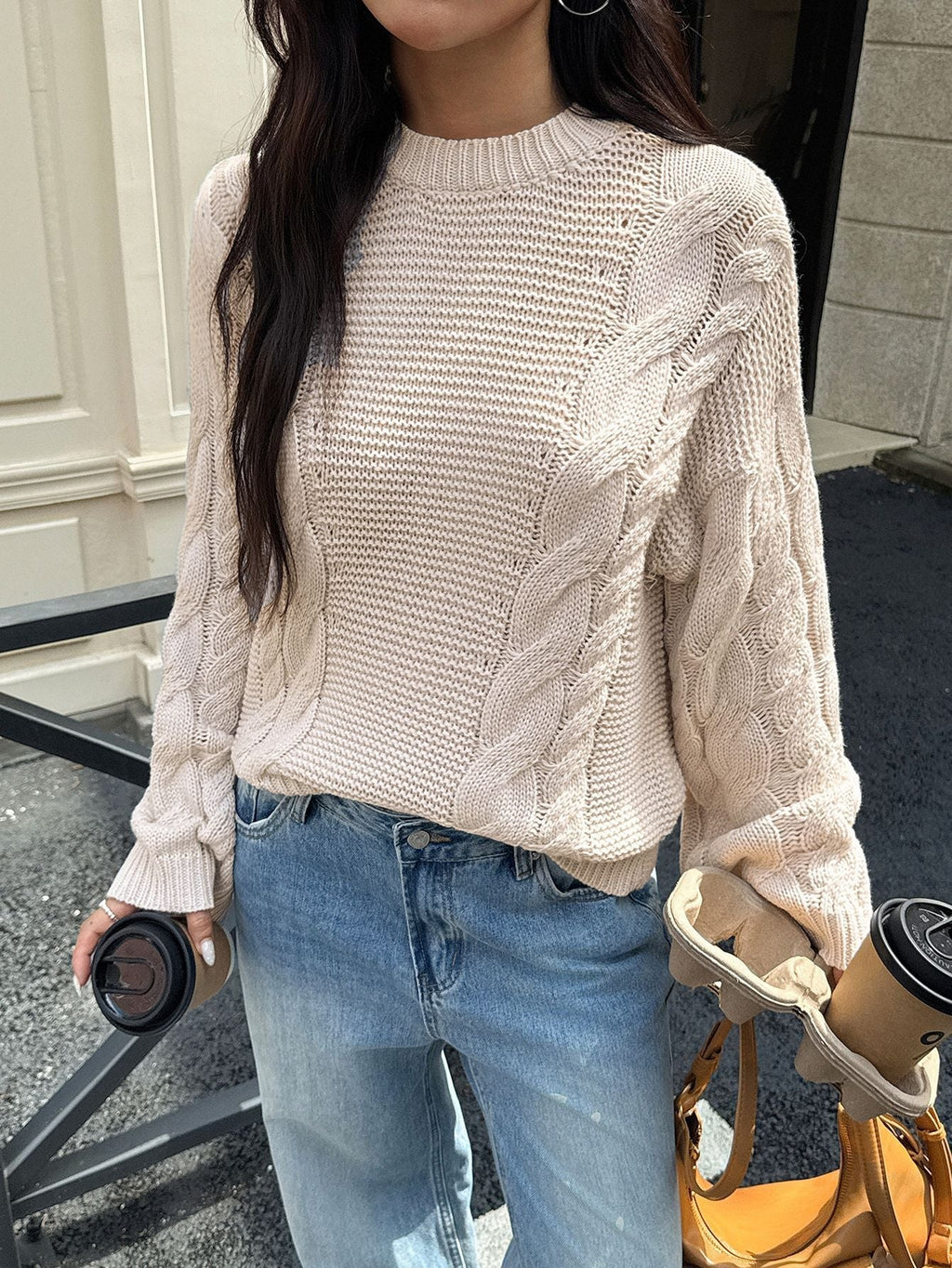 Casual Simple Wool Long Sleeve Sweaters Women Clothing Autumn Winter Bella Mia