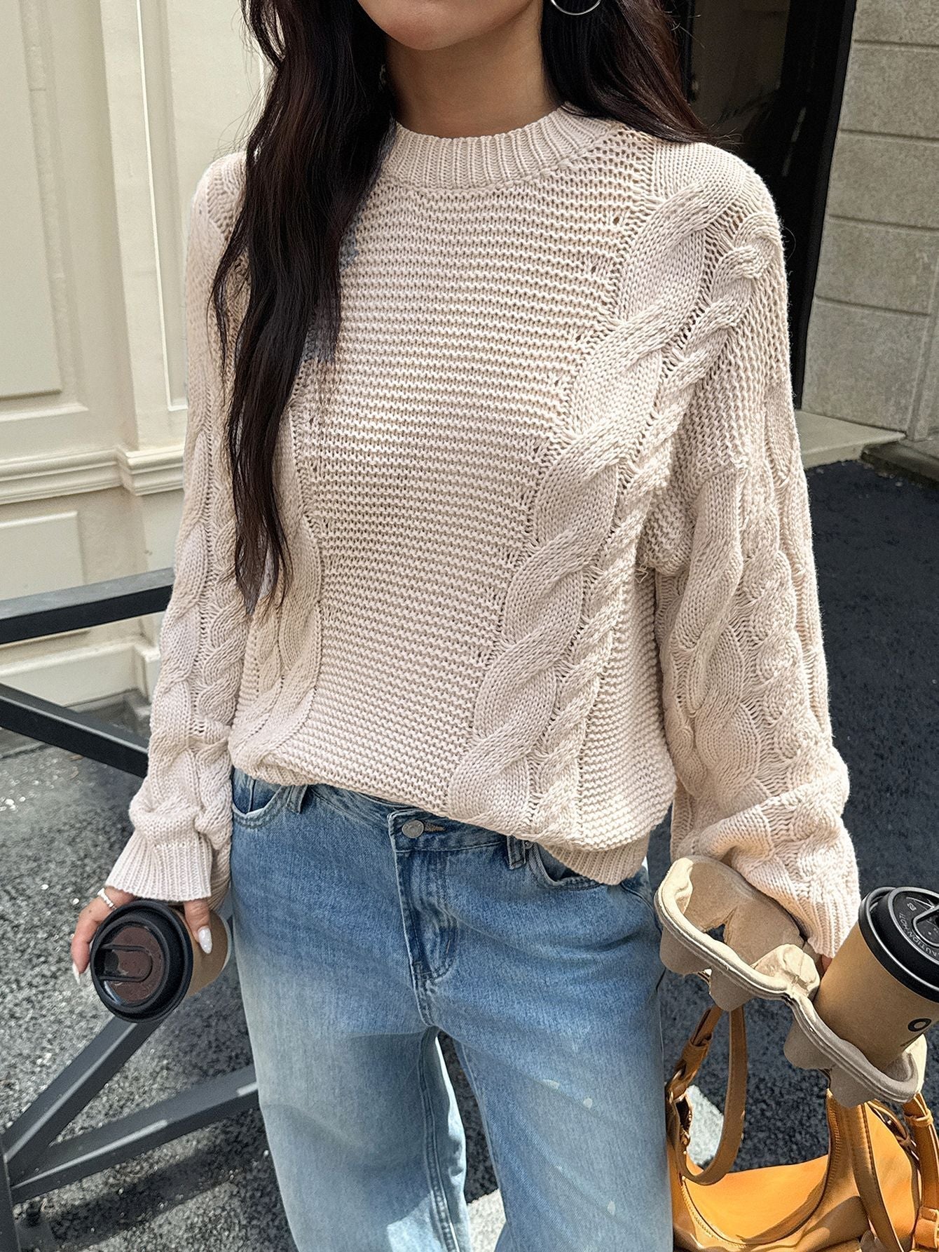 Casual Simple Wool Long Sleeve Sweaters Women Clothing Autumn Winter Bella Mia
