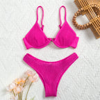 Bikini Pleating Craft Nylon Swimsuit Swimwear Bella Mia