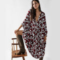 Summer Beach Dress Women Casual Vacation Printed Pullover Bikini Swimsuit Blouse Sun Protection Clothing Bella Mia