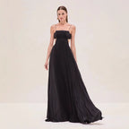 Women Summer Cami Dress Sexy Pleated Backless Dress Bella Mia