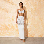 Beach Hollow Out Cutout out Suit Women Solid Color Knitted Sexy Bikini Swimsuit Blouse Sun Protective Clothing Crochet hook Crochet hook Crochet hook Bella Mia