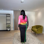 Women Clothing Double Layer Mesh Spring Autumn Elegant Long Sleeve Dress Bella Mia