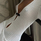 Hollow Out Cutout out Split Dress Beach Cover up V neck Beach Dress Long Mopping Fishtail Evening Dress for Women Bella Mia