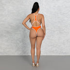 Sexy Women Clothing Bikini Three Point T Shaped Vest One Piece Swimsuit