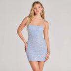 Women Sequ Dress Summer Sexy Sheath Slim Mini Dress Bella Mia