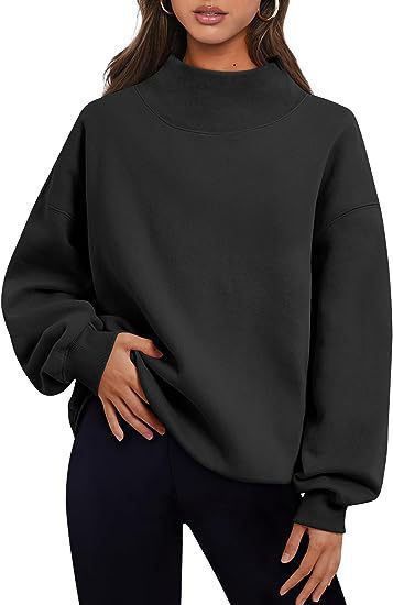 Women Autumn Winter Casual Fleece Shirt Women Thick Half Turtleneck Loose Sweatshirts Bella Mia