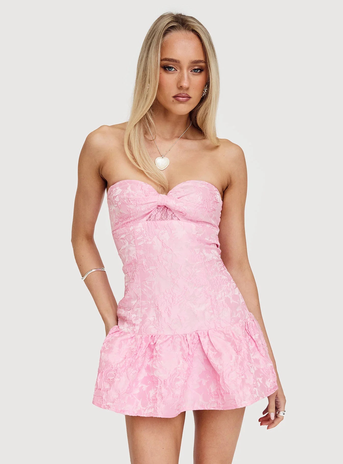 Women Bow Sexy Backless Long Sleeve Dress Bella Mia