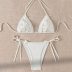 Three Dimensional Floral Women Bikini Sexy Triangle Bikini Bella Mia