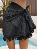 Women Clothing One Piece Beach Skirt Tassel Stitching Multiple Wear Anti-Sunburn Shawl Bella Mia