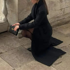 Korean Elegant British Long Cut Coat Women Spring Woolen Coat Bella Mia