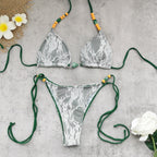 Three Point Banded Bikini Lace Beach Split Swimsuit Women Sexy Bikini Bella Mia