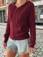 Casual Wool Long Sleeved Sweater Sweaters Women Clothing Autumn Winter Bella Mia