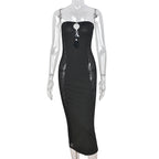 Summer Women Clothing Mesh See-through off-the-Shoulder Pullover Sexy Bandeau Maxi Dress Bella Mia