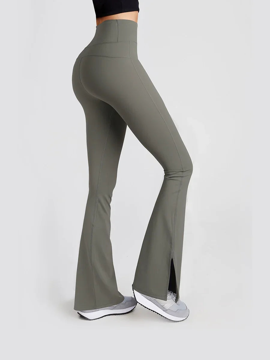 High Waist Flared Yoga Pants Luxlife Brands