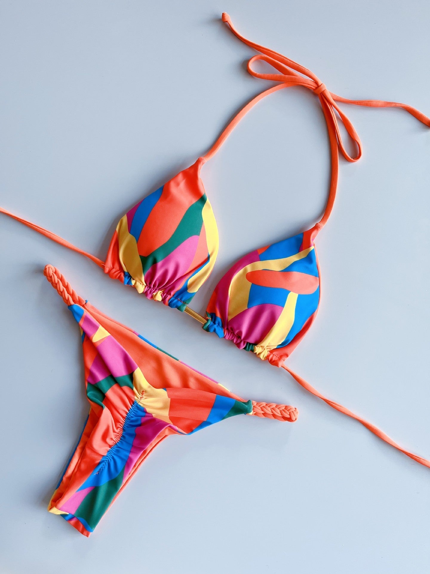 Bikini Suit Split Braid Rope Bikini Swimsuit Women Swimsuit Bella Mia