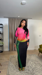 Women Clothing Double Layer Mesh Spring Autumn Elegant Long Sleeve Dress Bella Mia
