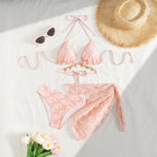 Swimsuit Women High Sense Lanyard Bikini Split Three Piece Swimsuit Bella Mia