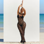 Women Sexy Cup Thong Hollow Out Cutout out Nude Back Halter Three Piece Beach Bella Mia