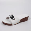 Belt Buckle Platform Slippers Women Outdoor Rivet Lightweight Casual Beach Sandals