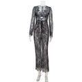 Women Clothing Lace See through Sexy Mature Adult Lady like Woman V neck Slim Fit Hip Dress Women Bella Mia