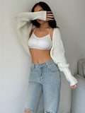 Loose All Match Knitted Cardigan Short Sweater Inverness Bella Mia