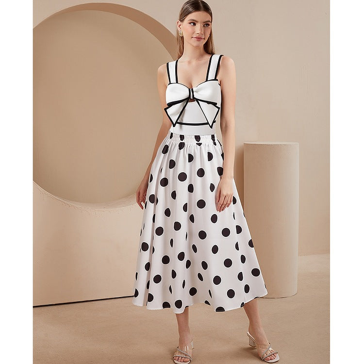 Sexy Swimsuit Women Conservative Cover Belly Lace up Swimsuit Spring Chiffon Beach Skirt Set Swimsuit Bella Mia
