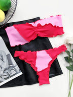 Sexy Patchwork Chest-Wrapped Bikini Swimsuit Bella Mia