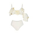 Split Spring Bikini Three Piece Set Retro Swimsuit Bella Mia