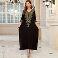 Rayon Embroidery Vacation Beach Maxi Dress Women Sun Protection Loose Maxi Dress Bikini Cover up Blouse