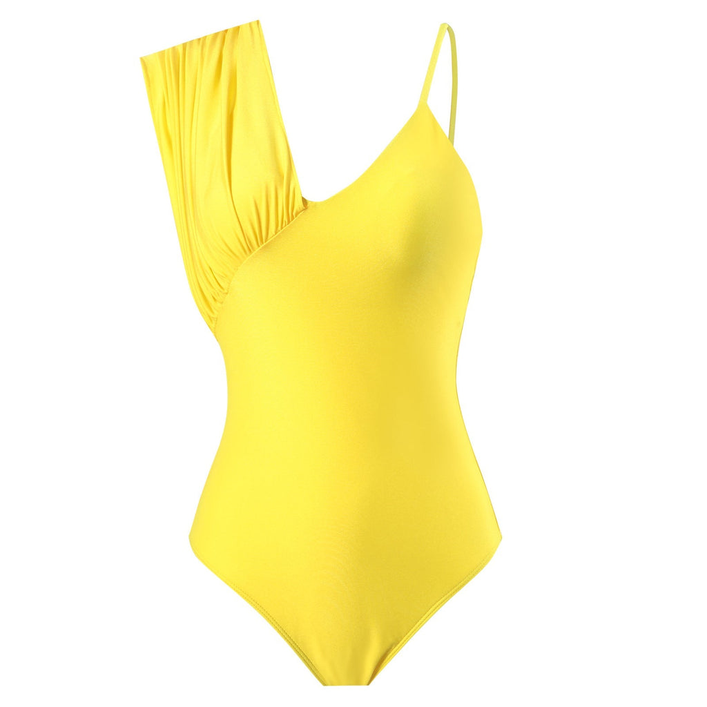 Solid Color Sexy Swimsuit Women Tight Conservative Spring Vacation Swimsuit Set Bella Mia