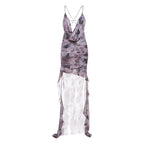 Spring Summer Sexy Girls Swing Collar Backless Slip Dress French Stringy Selvedge Dress Women Bella Mia