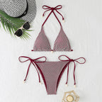 Swimsuit Women Split Sexy Net Beach Three Point Bikini Swimsuit Bella Mia