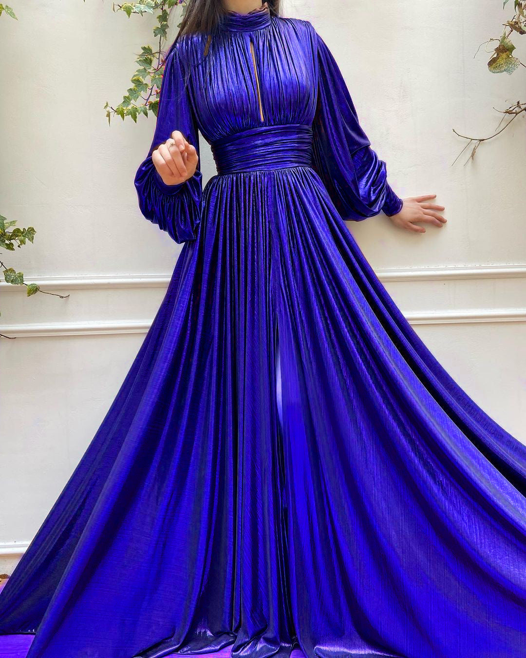 Spring Summer Popular Color Tight Waist Halter Large Swing Sexy Avocado Green Dress Maxi Dress for Women Bella Mia
