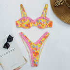 Bikini Women Digital Printing Lace Small Clear Swimsuit Women Swimsuit Bella Mia