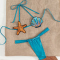 Ladies Sexy Split Swimsuit Shell Starfish Bikini Advanced Set Bella Mia