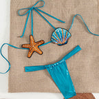 Ladies Sexy Split Swimsuit Shell Starfish Bikini Advanced Set Bella Mia