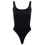 Summer Women Clothing Simple Sleeveless Top Backless Tight Vest Bodysuit Bella Mia