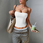 Women Clothing Summer Sexy Tube Top Vest Bella Mia