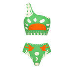 Shoulder Slimming Printed Swimsuit Women High Waist Bikini Bella Mia