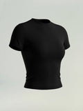 Quick Drying Sports Fitness Wear Short Sleeved Top Long Pants Bell Bottom Pants Tummy Control Butt Lifting Yoga Set