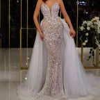 Summer Women Clothing Dress Sequined Fishtail Sleeveless Long Mesh Dress Bella Mia
