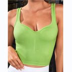 Sports Yoga Exercise Strap Vest Quick-Drying Breathable Beauty Back Wild Running Casual Underwear Bella Mia