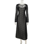 Autumn Elegant Slim Lace Sling Two Piece Blouse Women Bella Mia