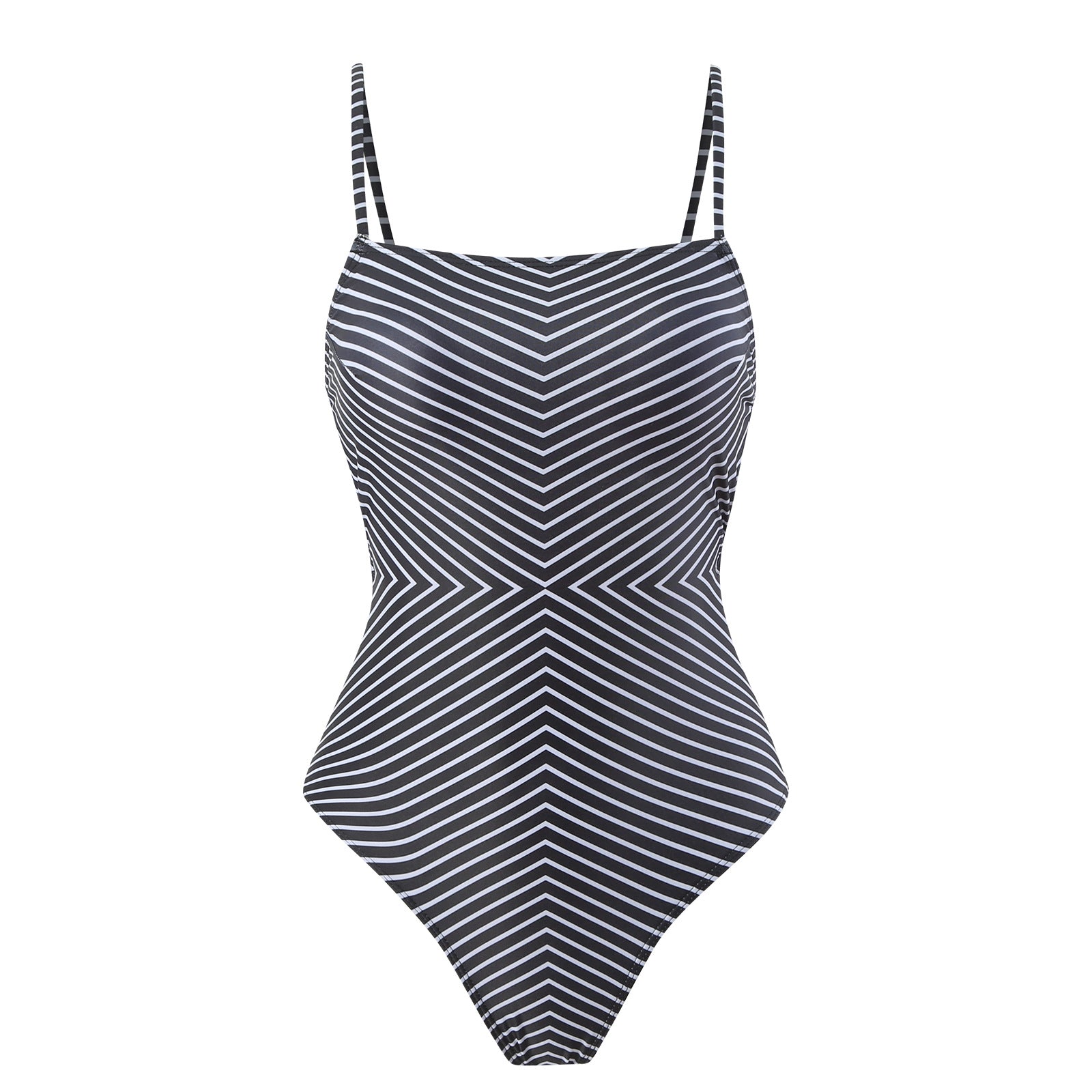 Sexy One Piece Swimsuit Women Bikini Striped Printed Gauze Skirt Swimsuit Bikini Bella Mia
