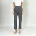 Pants Elegant All Matching Elastic Waistband Stretch Pocket Work Pant Women Office Casual Pants