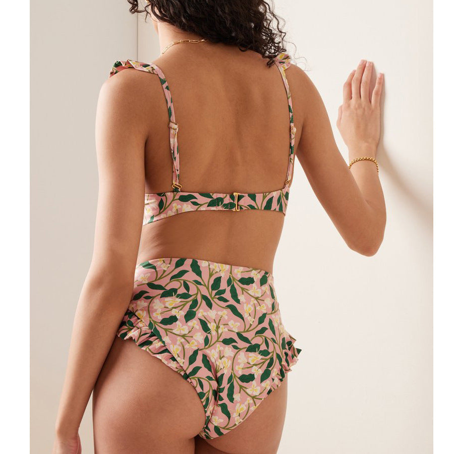 Three Piece Set Bikini Sexy Bikini Split Swimsuit Women Chiffon Dress Swimsuit Outfit Bella Mia