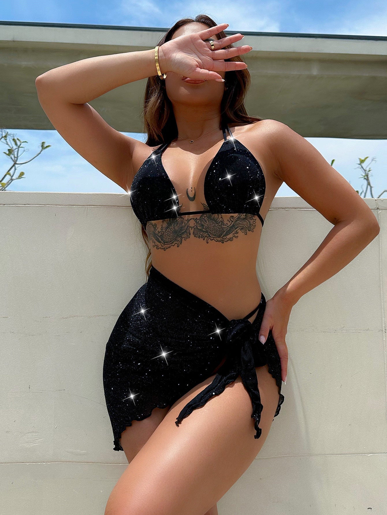 Bikini Three Piece Swimsuit Bikini Swimsuit Women Fission Swimsuit Bella Mia