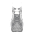 Fall Wome Clothing Retaining Ring Silver Paillette Cami Dress Bella Mia